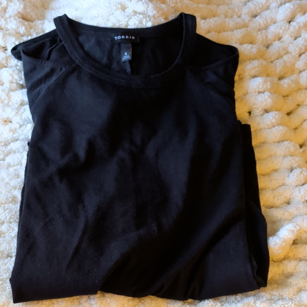 Torrid Classic Black Short Sleeve Tee